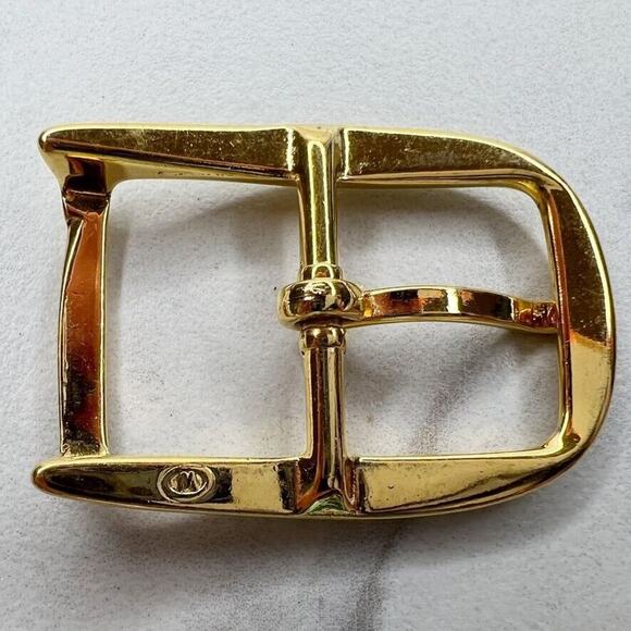 Vintage Gold Tone Simple Basic Belt Buckle for up to 1 Inch Belt - Picture 2 of 8